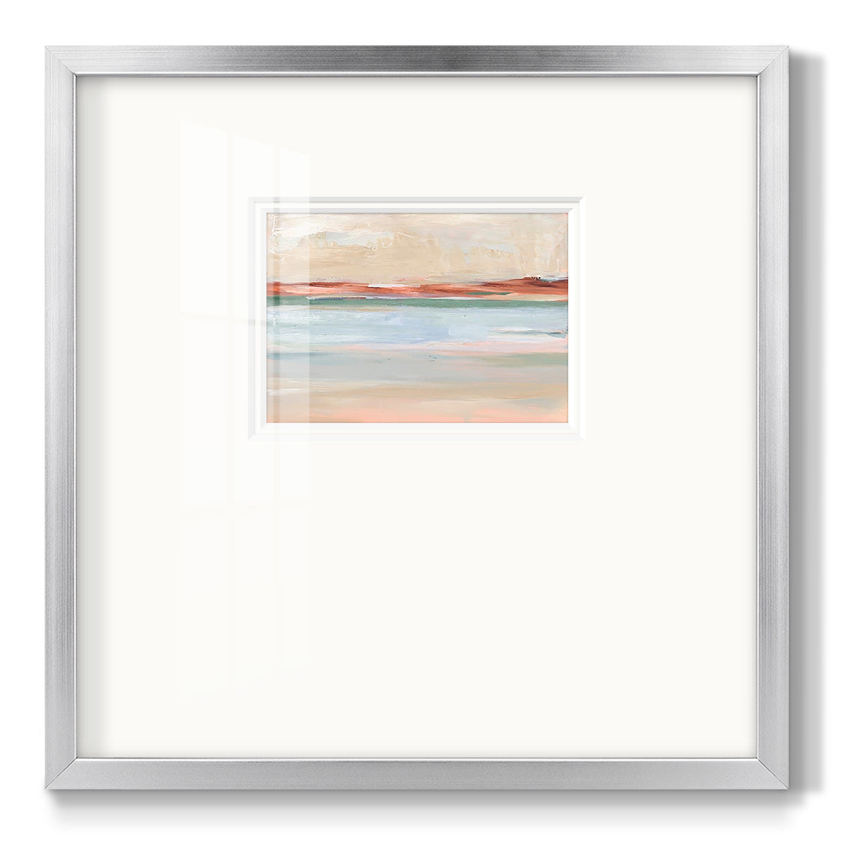Sienna Horizon II - Double Matboard Framed Print