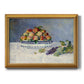 Still Life with Peaches and Grapes Premium Framed Canvas- Ready to Hang