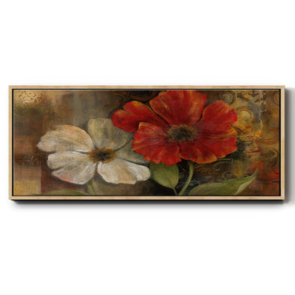 Perfect Pair II - Floater Framed Canvas Print