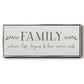 Love Never Ends - Floater Framed Canvas Print