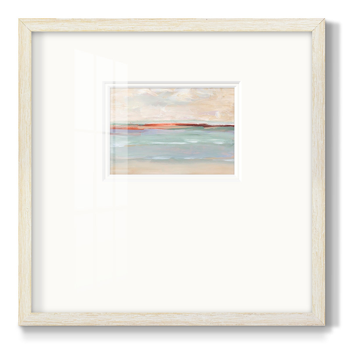 Sienna Horizon I Premium Framed Print Double Matboard