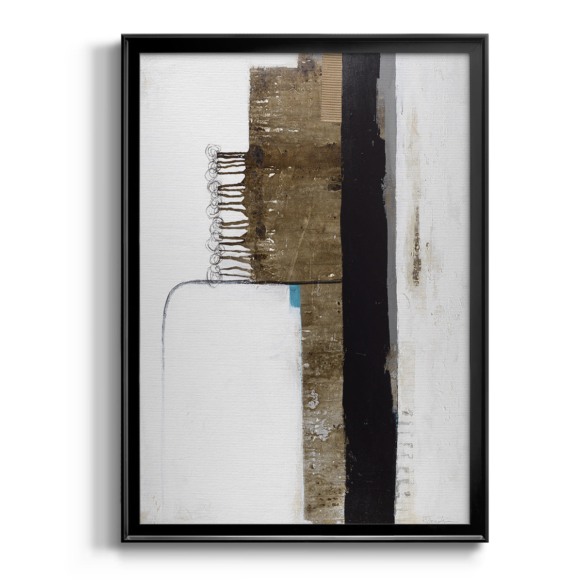 Unexpected Growth - Modern Framed Canvas Print