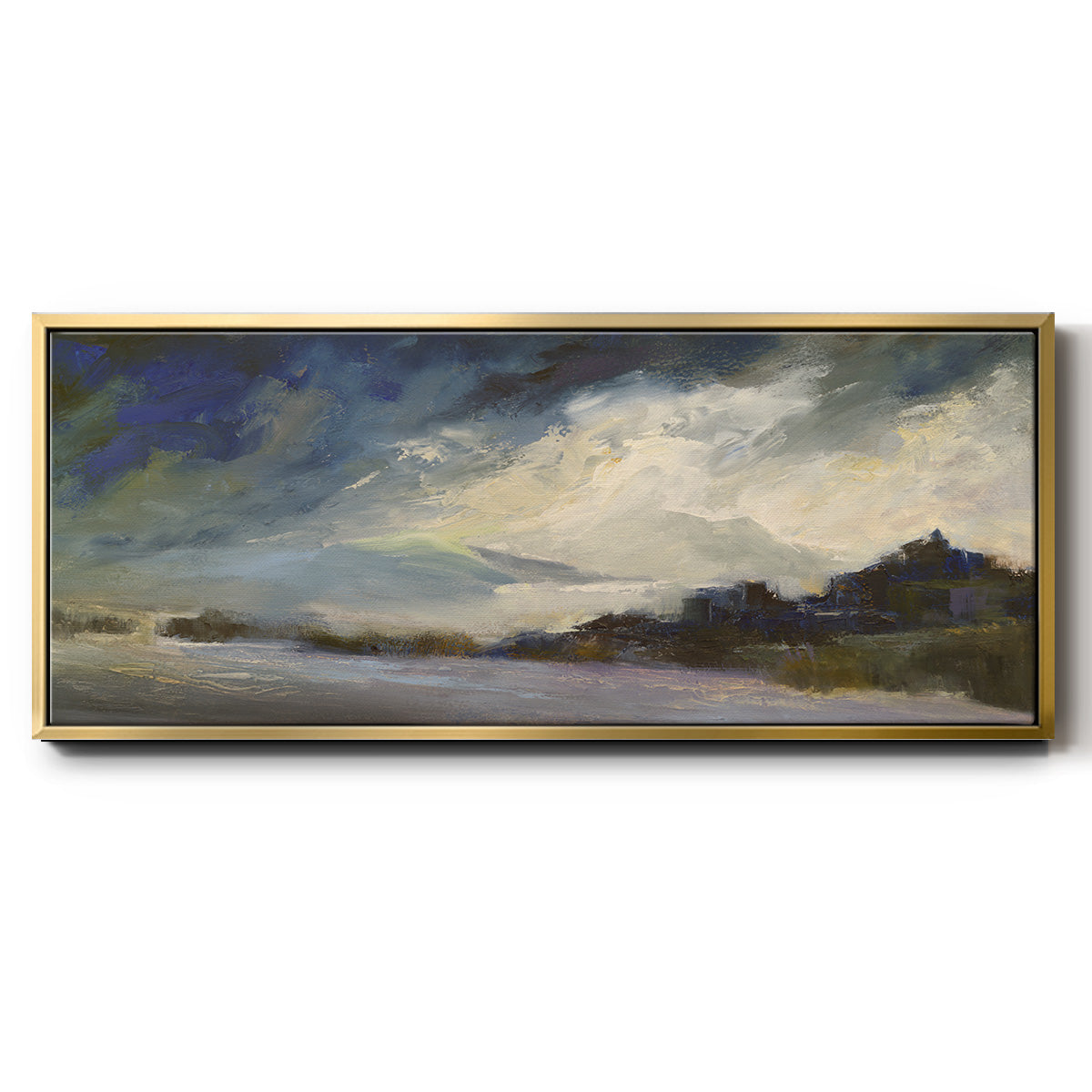 Seaside Sanctuary - Floater Framed Canvas Print