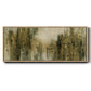 Gold City Shine - Floater Framed Canvas Print