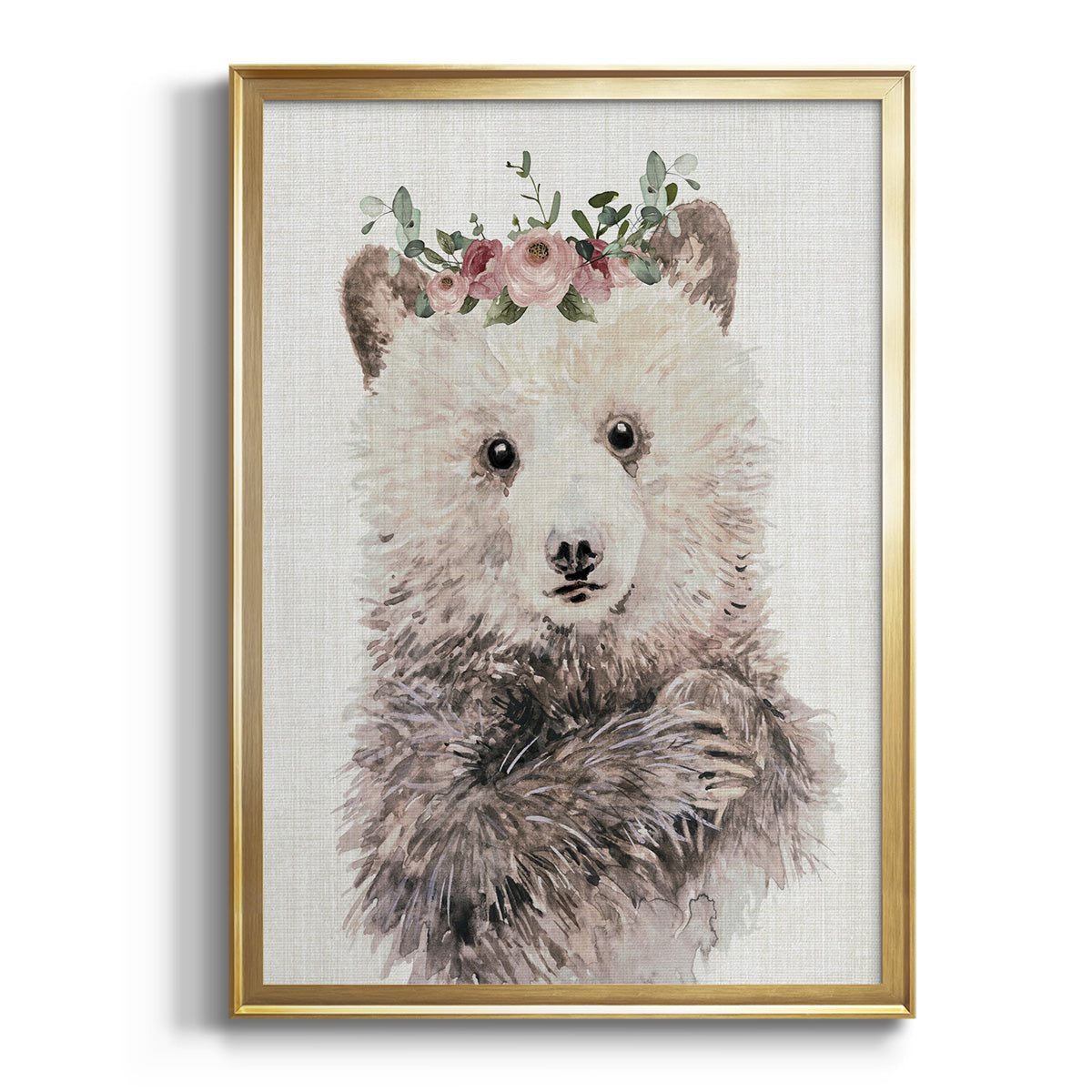 Dressy Cub - Modern Framed Canvas Print