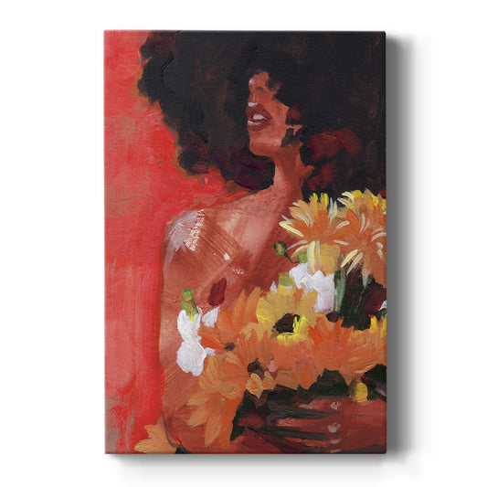 Through the Flowers I - Canvas Art Print