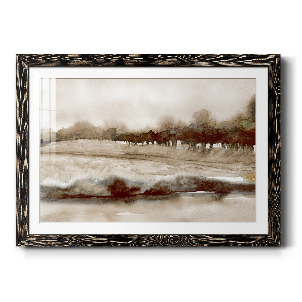 Season of Fall - Barnwood Framed Art Print
