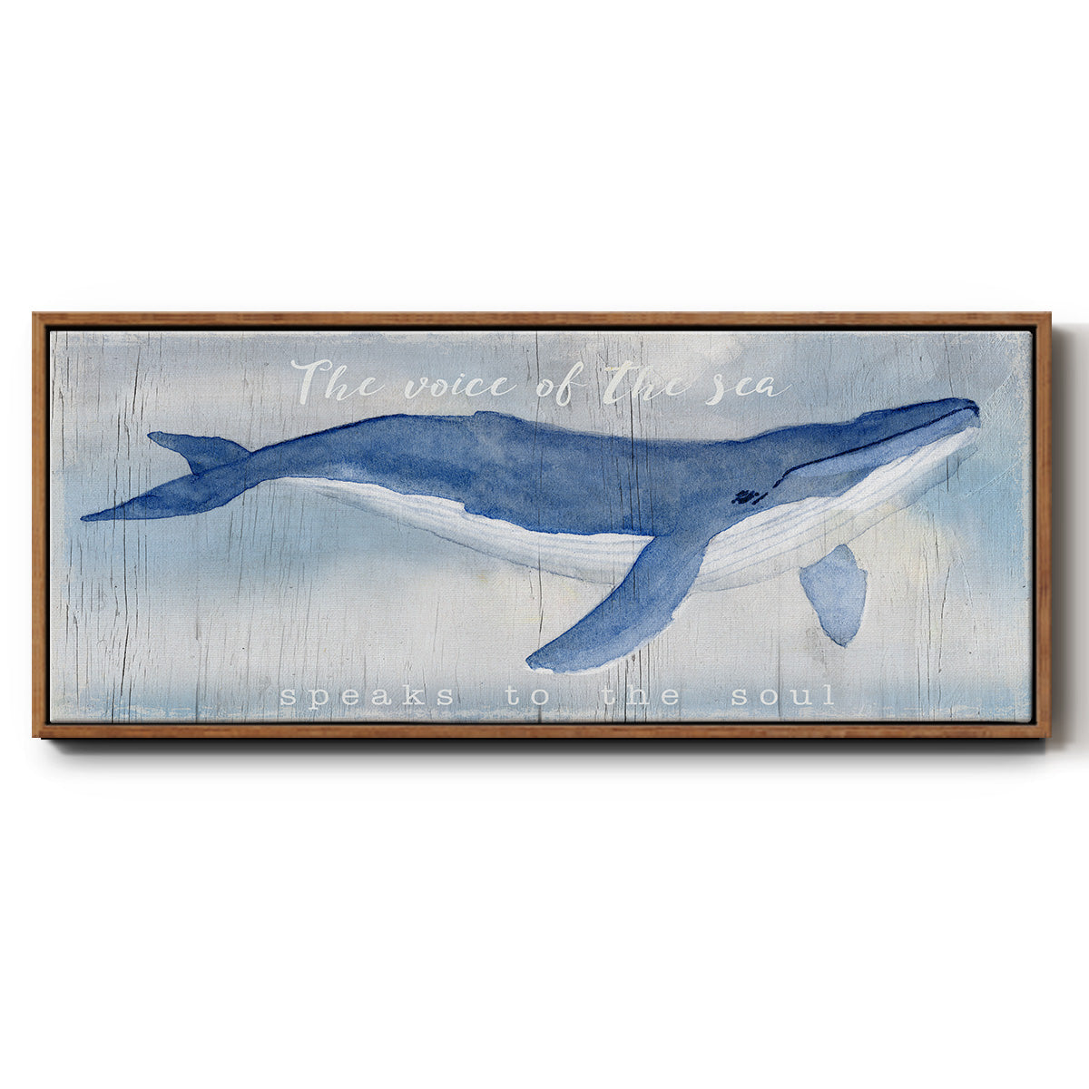 Voice of the Sea - Floater Framed Canvas Print