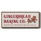 Gingerbread Baking Co - Floater Framed Canvas Print