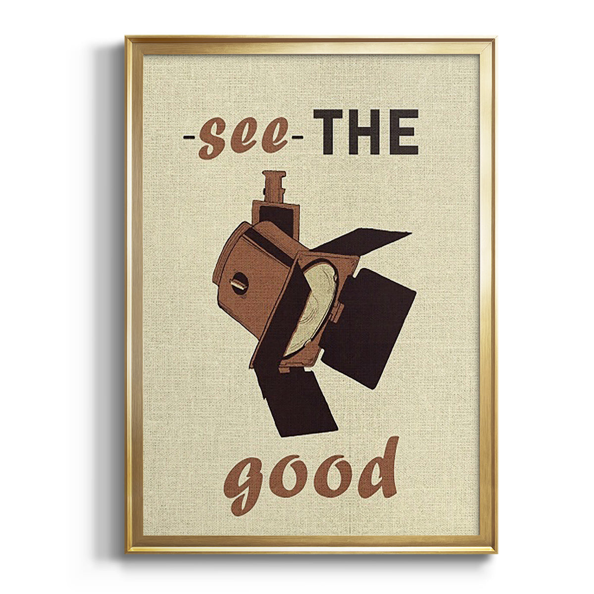 Movie Time I - Modern Framed Canvas Print