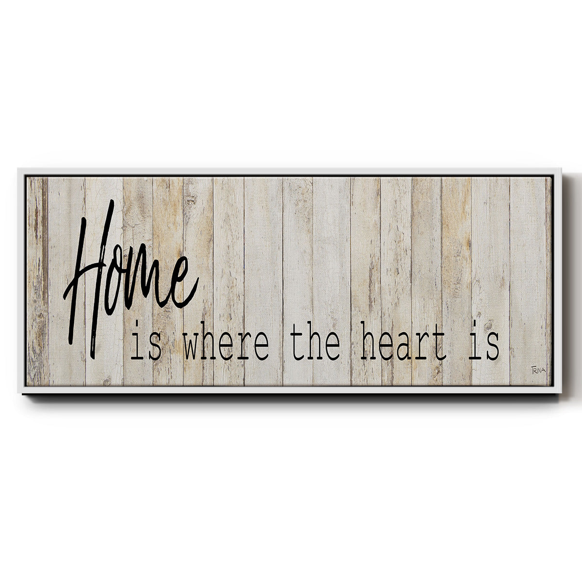 Home - Floater Framed Canvas Print