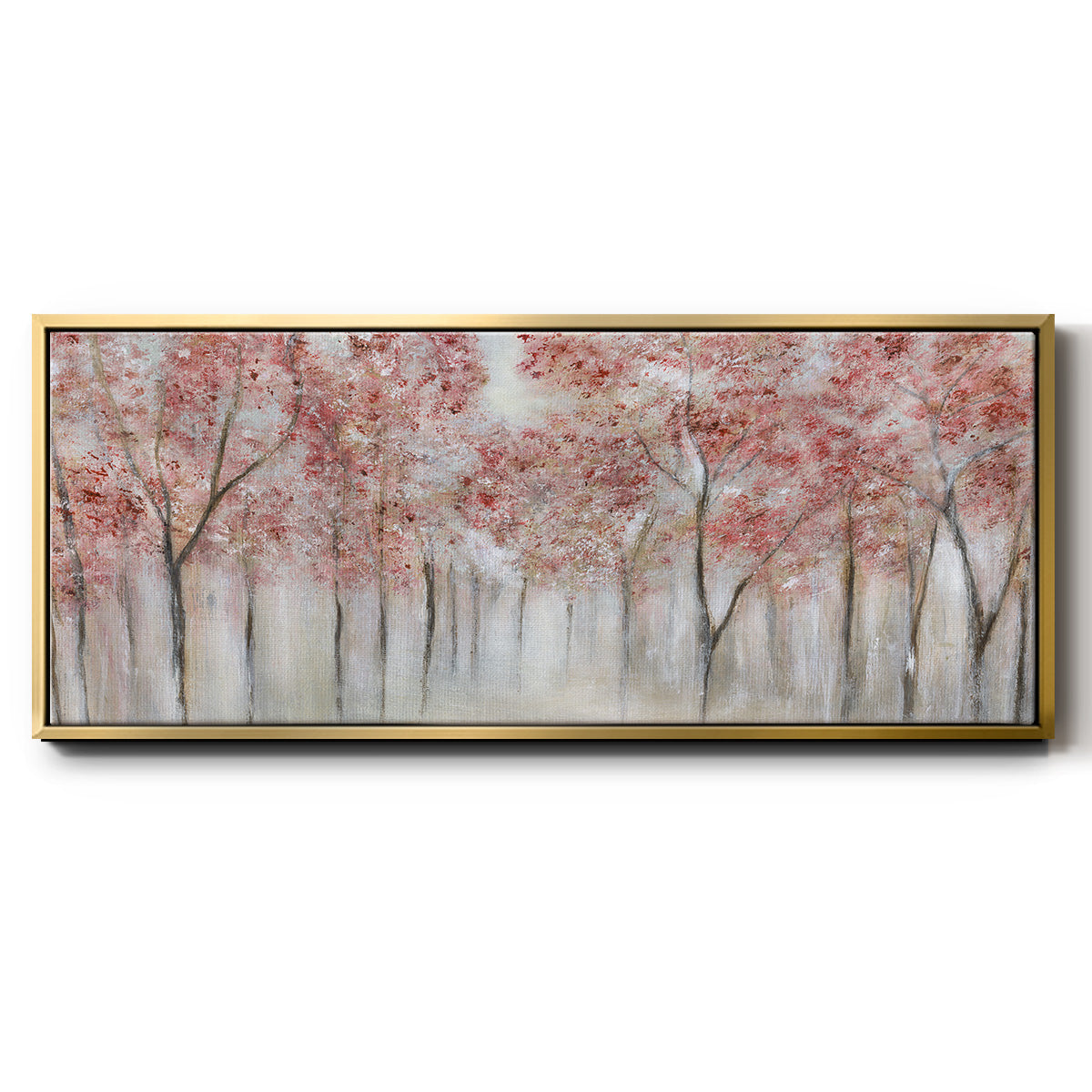 Blushing Spring - Floater Framed Canvas Print