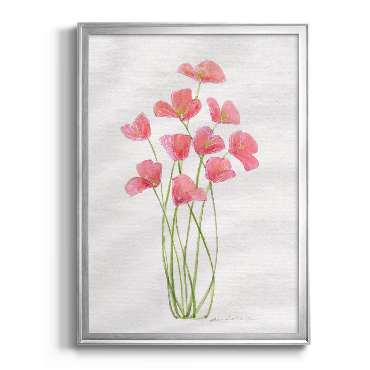Intertwined Bouquet I - Modern Framed Canvas Print