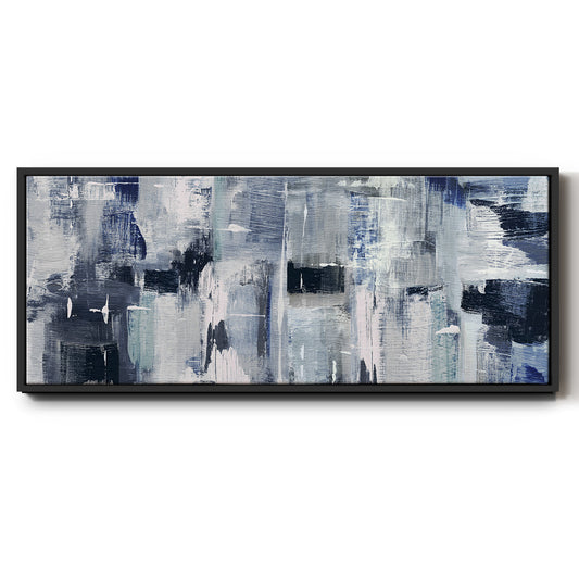 Spring Mountains - Floater Framed Canvas Print