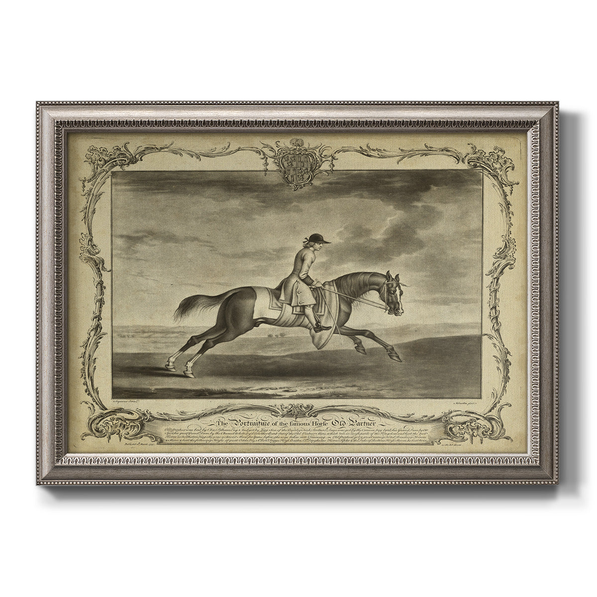 Distinguished Horses I Premium Framed Canvas- Ready to Hang