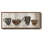 Coffee Skins I - Floater Framed Canvas Print