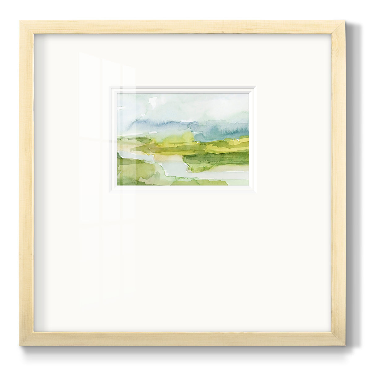 Watery Lowlands I - Double Matboard Framed Print