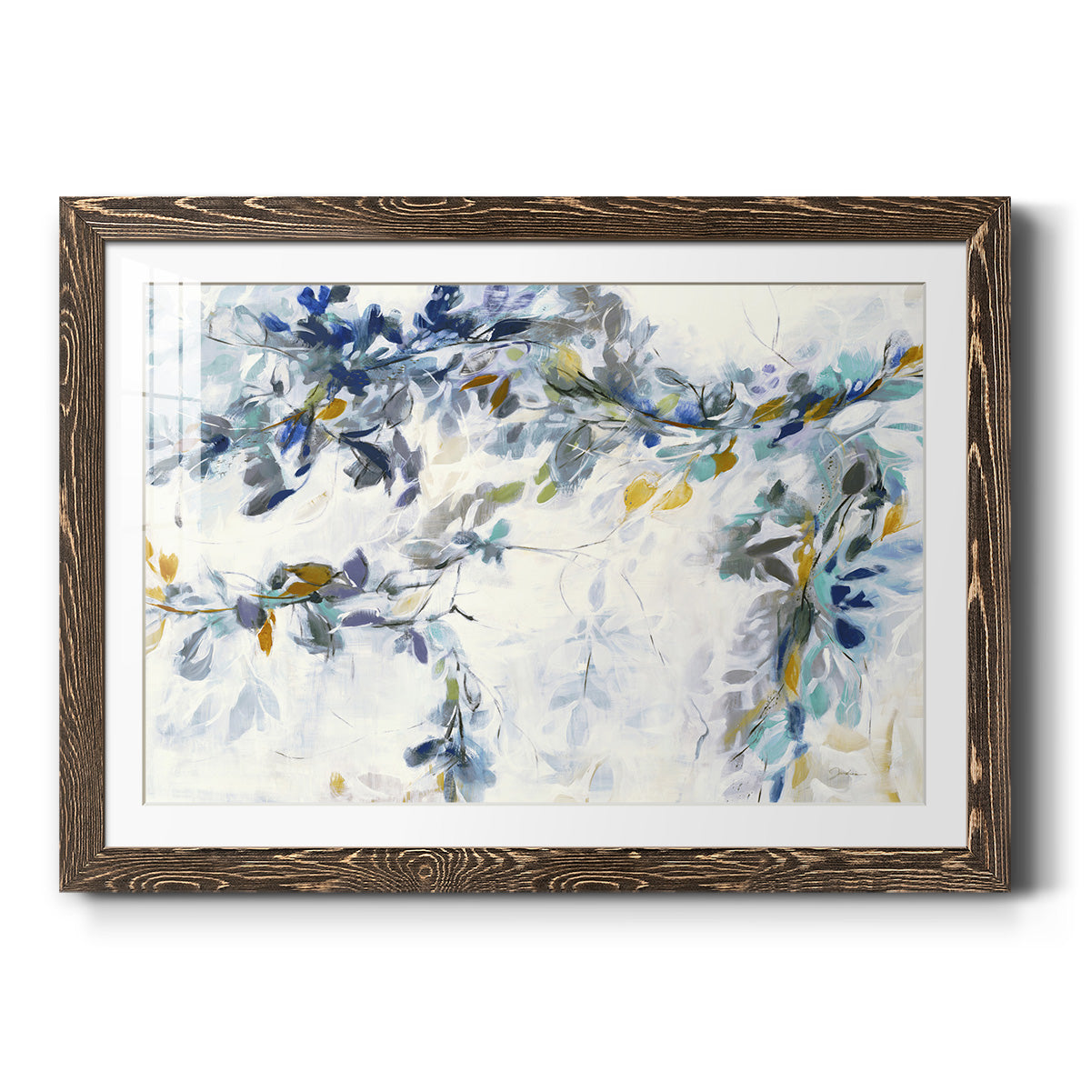 Gentle Gestures - Barnwood Framed Art Print
