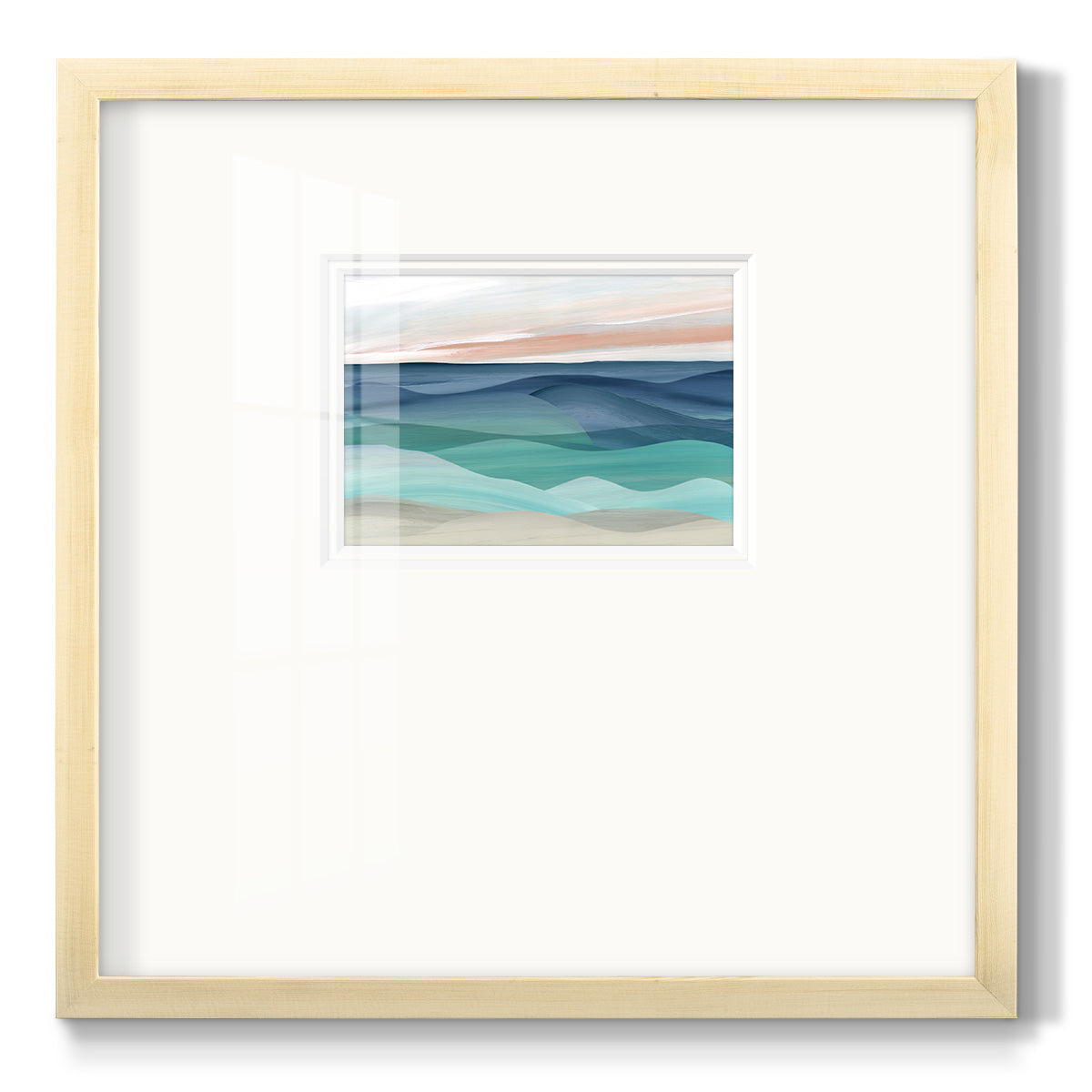 Shifting Seas - Double Matboard Framed Print