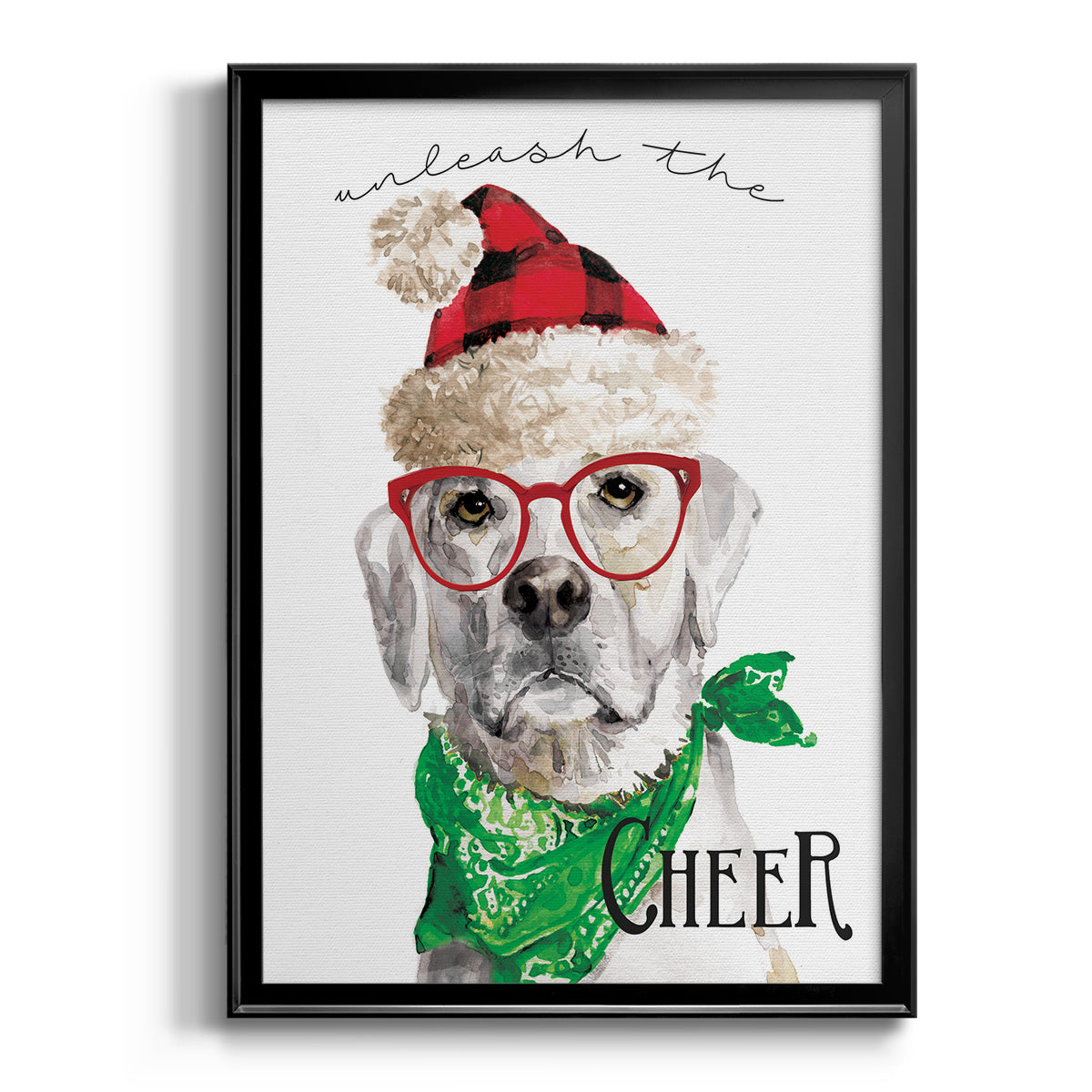 Unleash the Cheer - Modern Framed Canvas Print