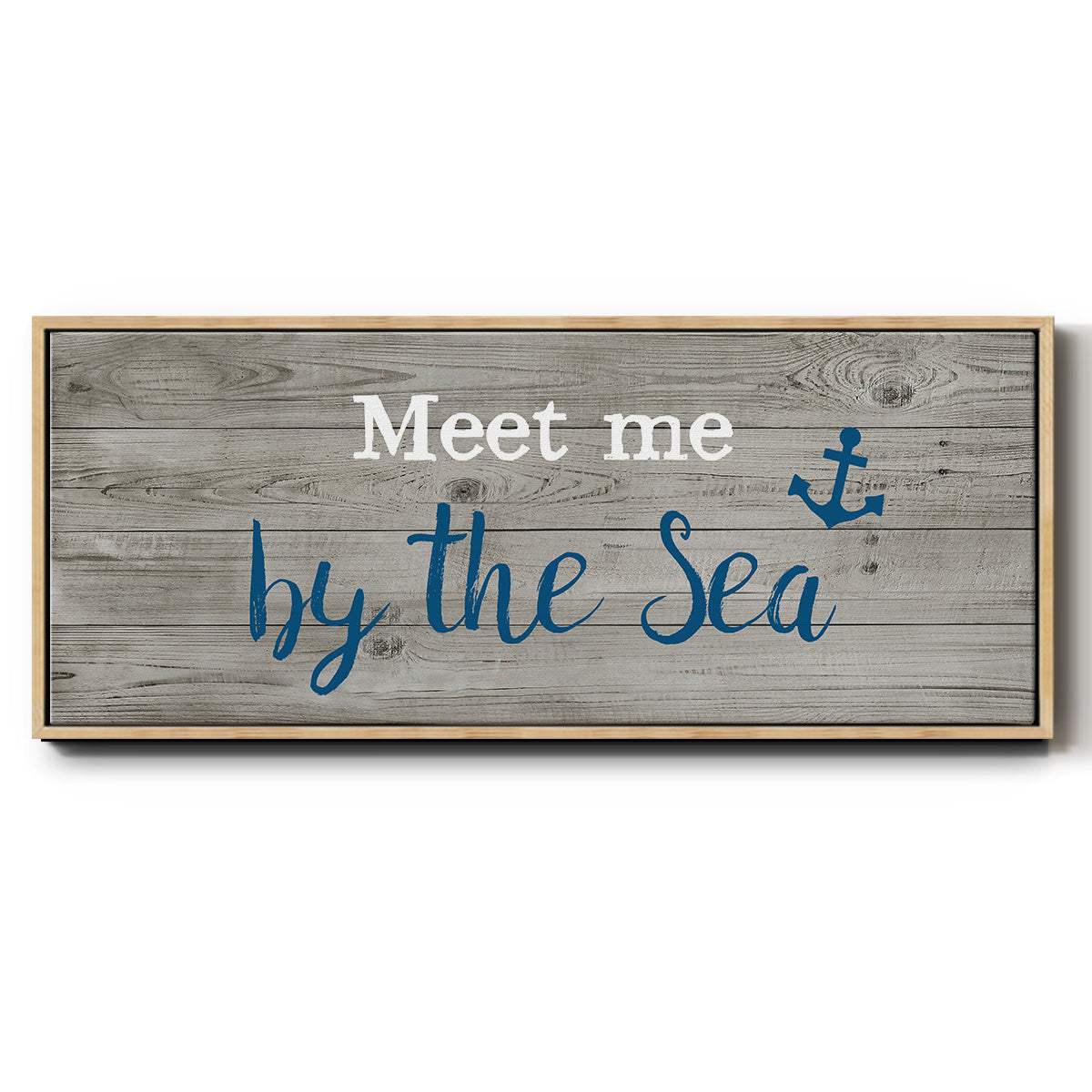 Meet Me - Floater Framed Canvas Print