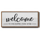 Welcome Ever After - Floater Framed Canvas Print
