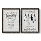 Drop Your Pants - Premium Framed Canvas 2 Piece Set - Ready to Hang