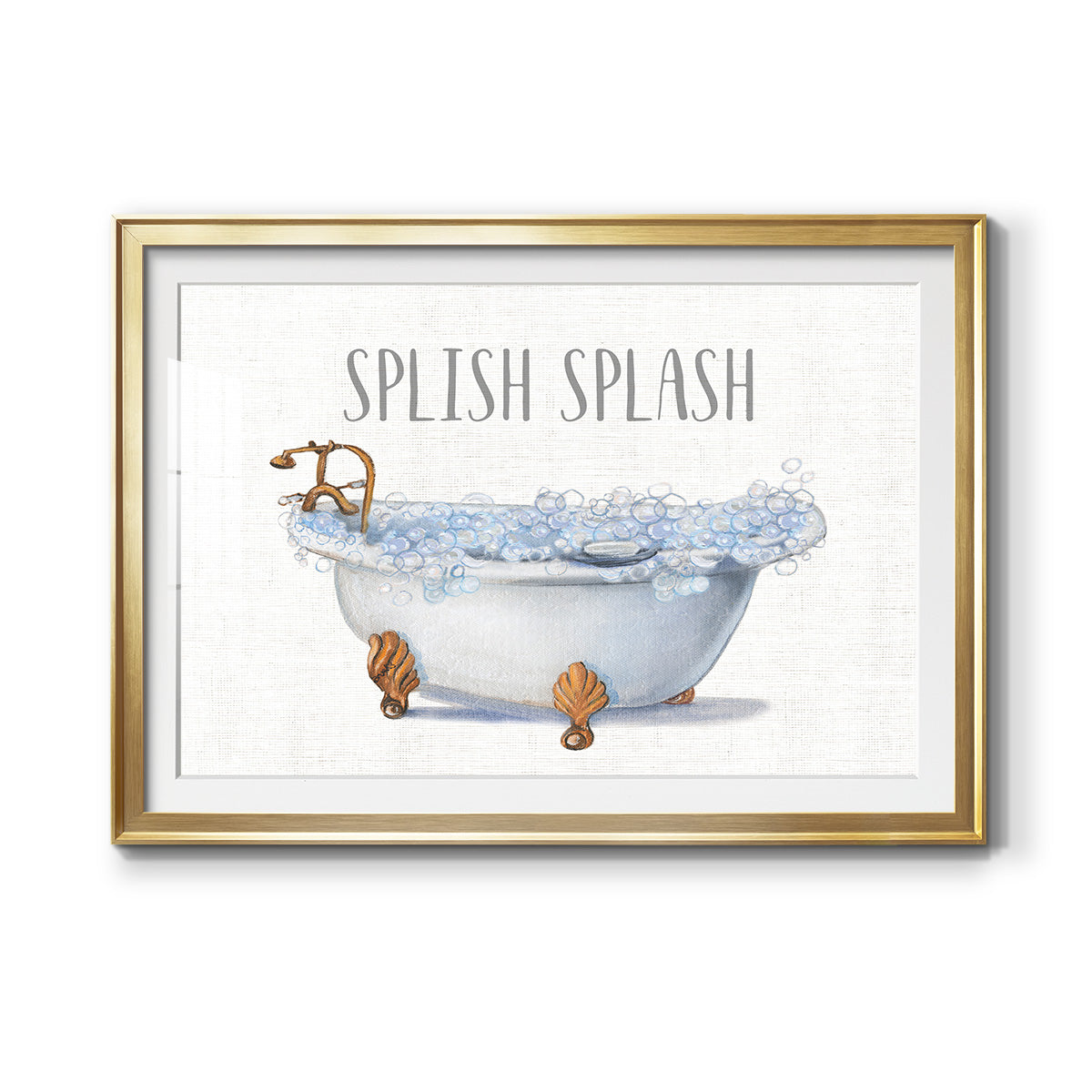 Splish Splash Premium Framed Print - Ready to Hang