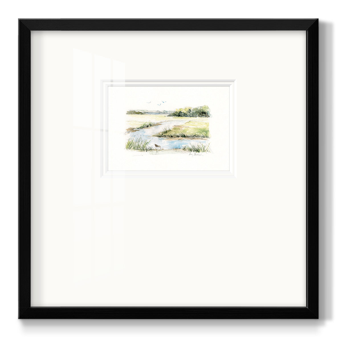 Early Morning II - Double Matboard Framed Print