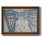 Halévy Street, View from the Seventh Floor - Ornate Framed Canvas Print