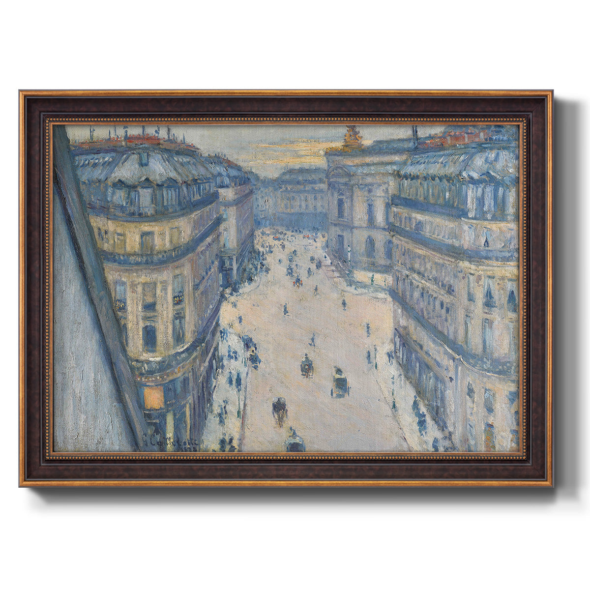 Halévy Street, View from the Seventh Floor - Ornate Framed Canvas Print