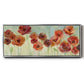 Warm Meadow Poppies - Floater Framed Canvas Print