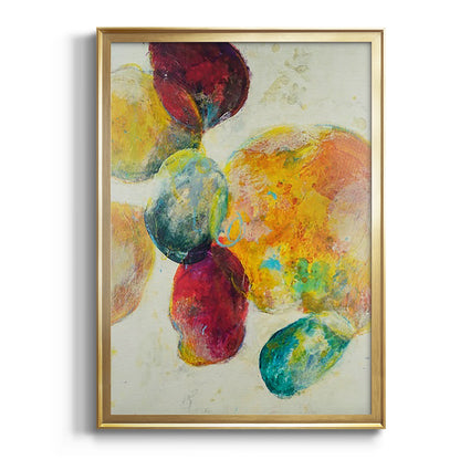 Earthy Fragments I - Modern Framed Canvas Print