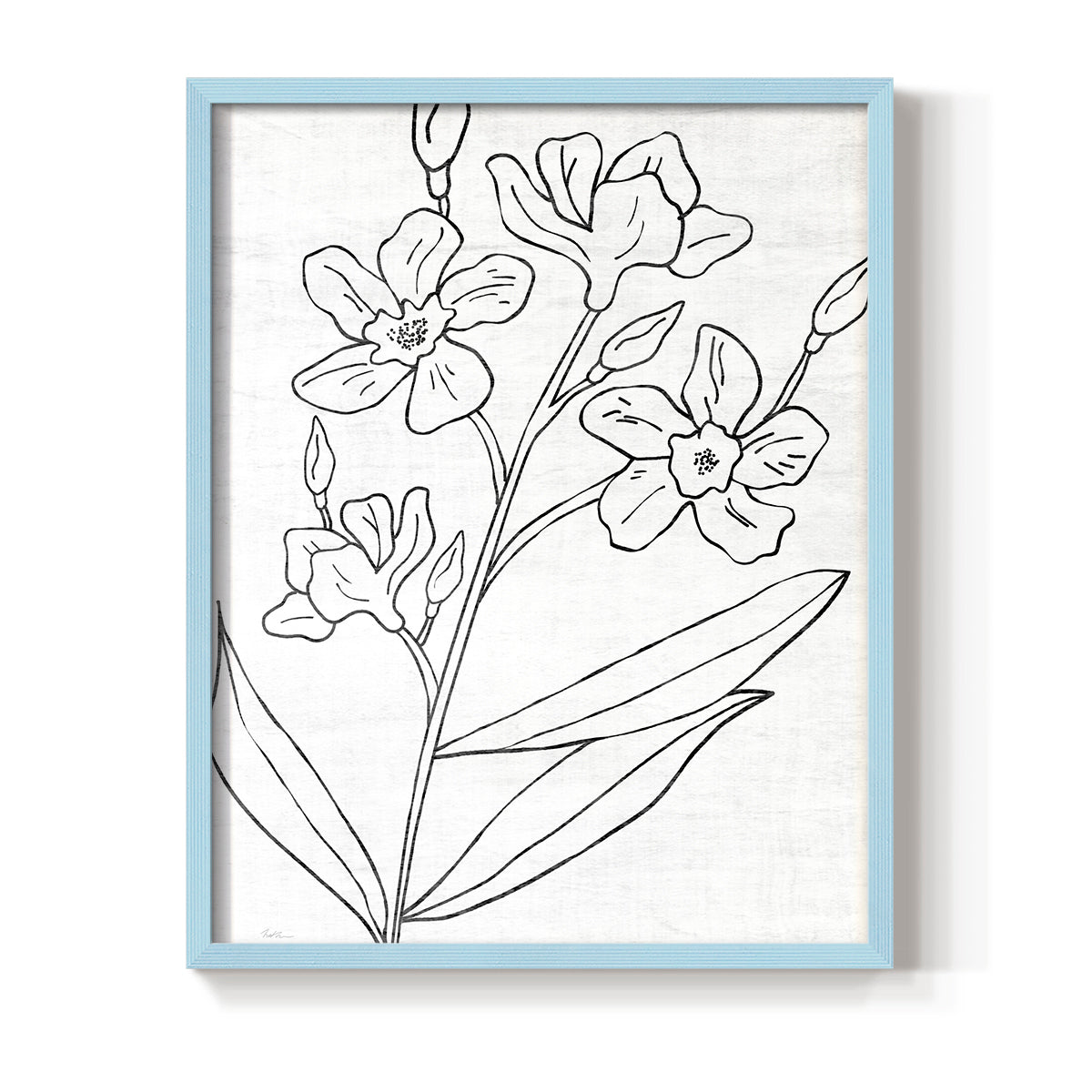Botanical Sketch I - Restickable Framed Art Print