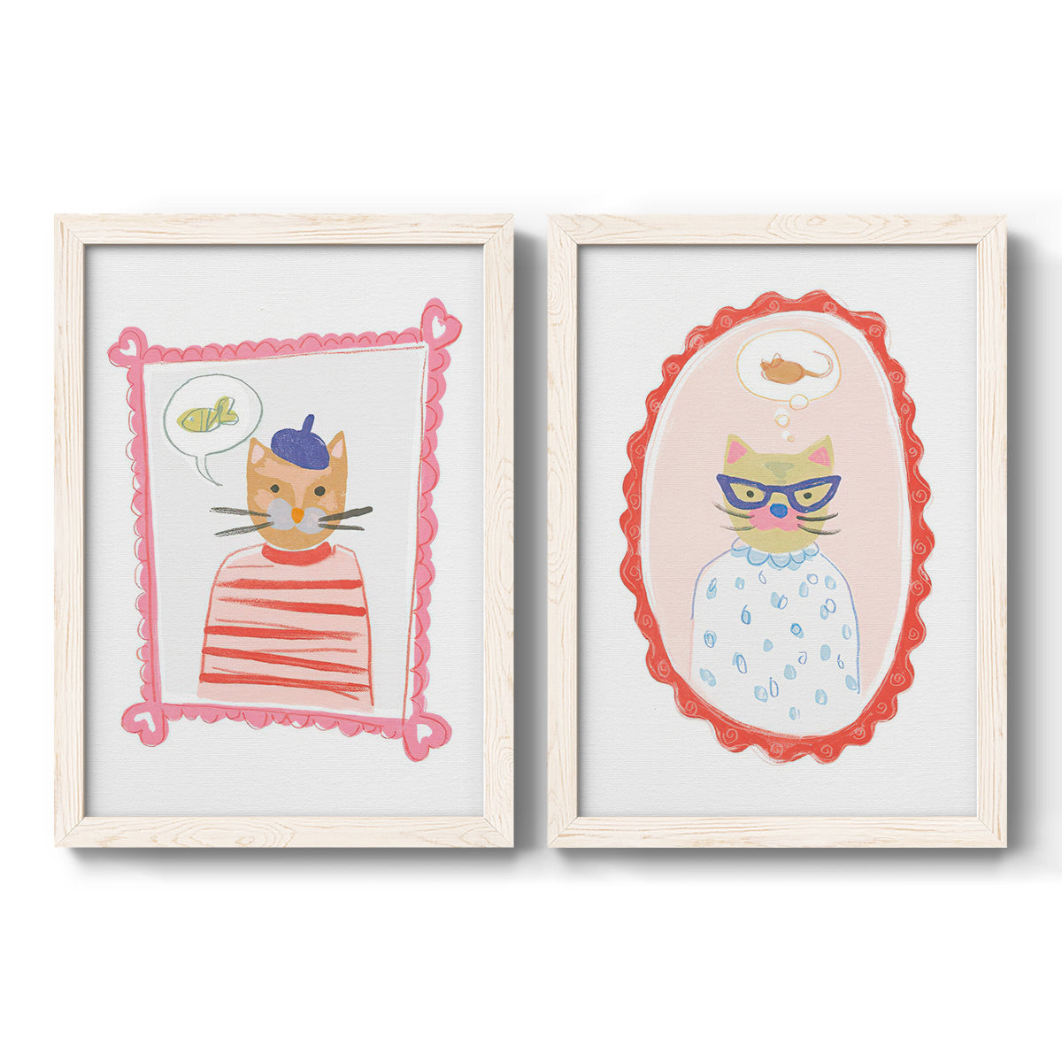 Cameo Characters I - Premium Framed Canvas 2 Piece Set - Ready to Hang