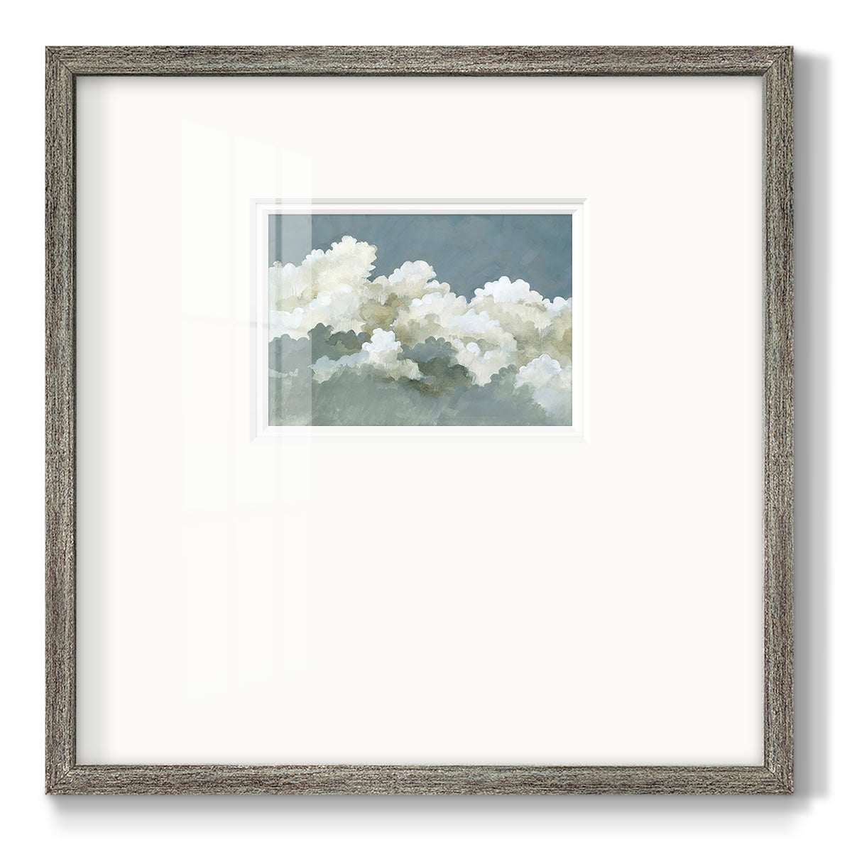 Big Clouds III Premium Framed Print Double Matboard