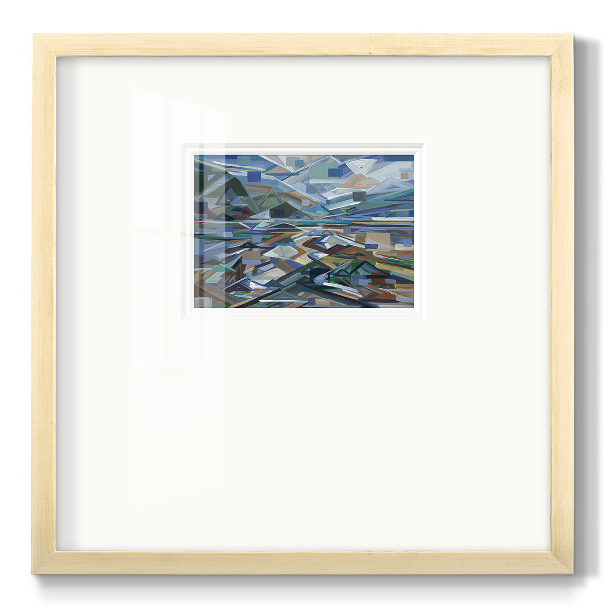 Low Tide - Double Matboard Framed Print