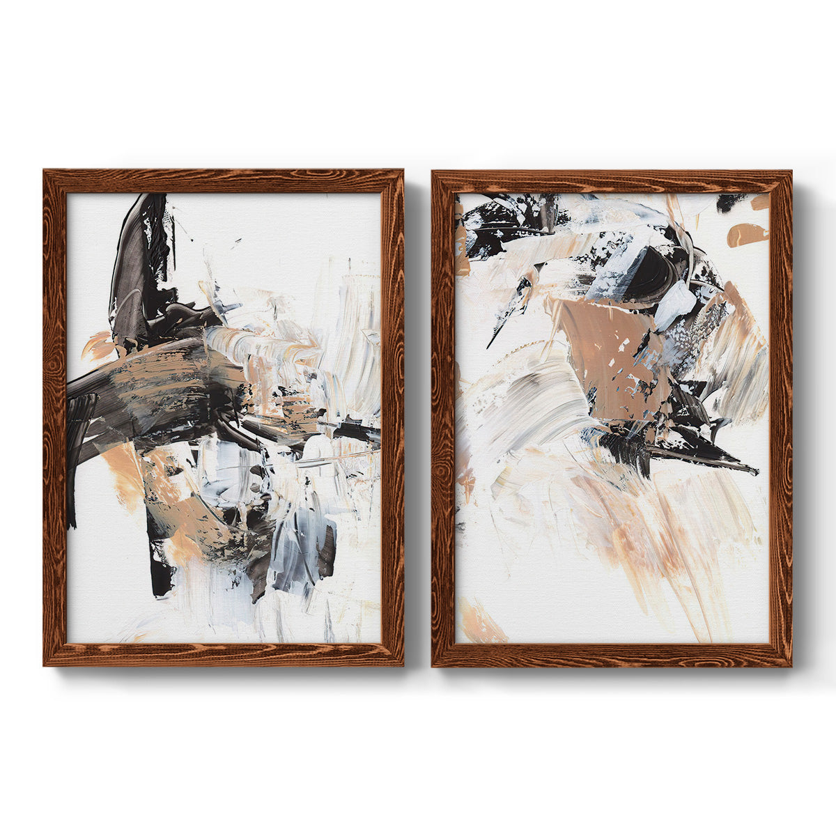 Ruckus I - Premium Framed Canvas 2 Piece Set - Ready to Hang