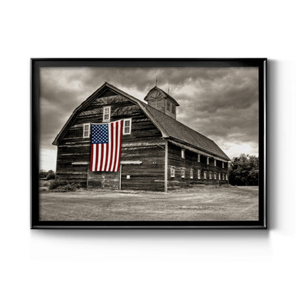Modern Barn III - Modern Framed Canvas Print