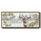 Reindeer Woods - Floater Framed Canvas Print