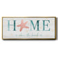Home Beach - Floater Framed Canvas Print