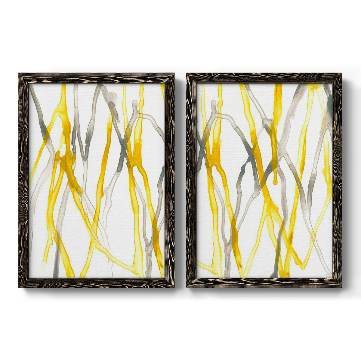 Runnel XIX - Premium Framed Canvas 2 Piece Set - Ready to Hang