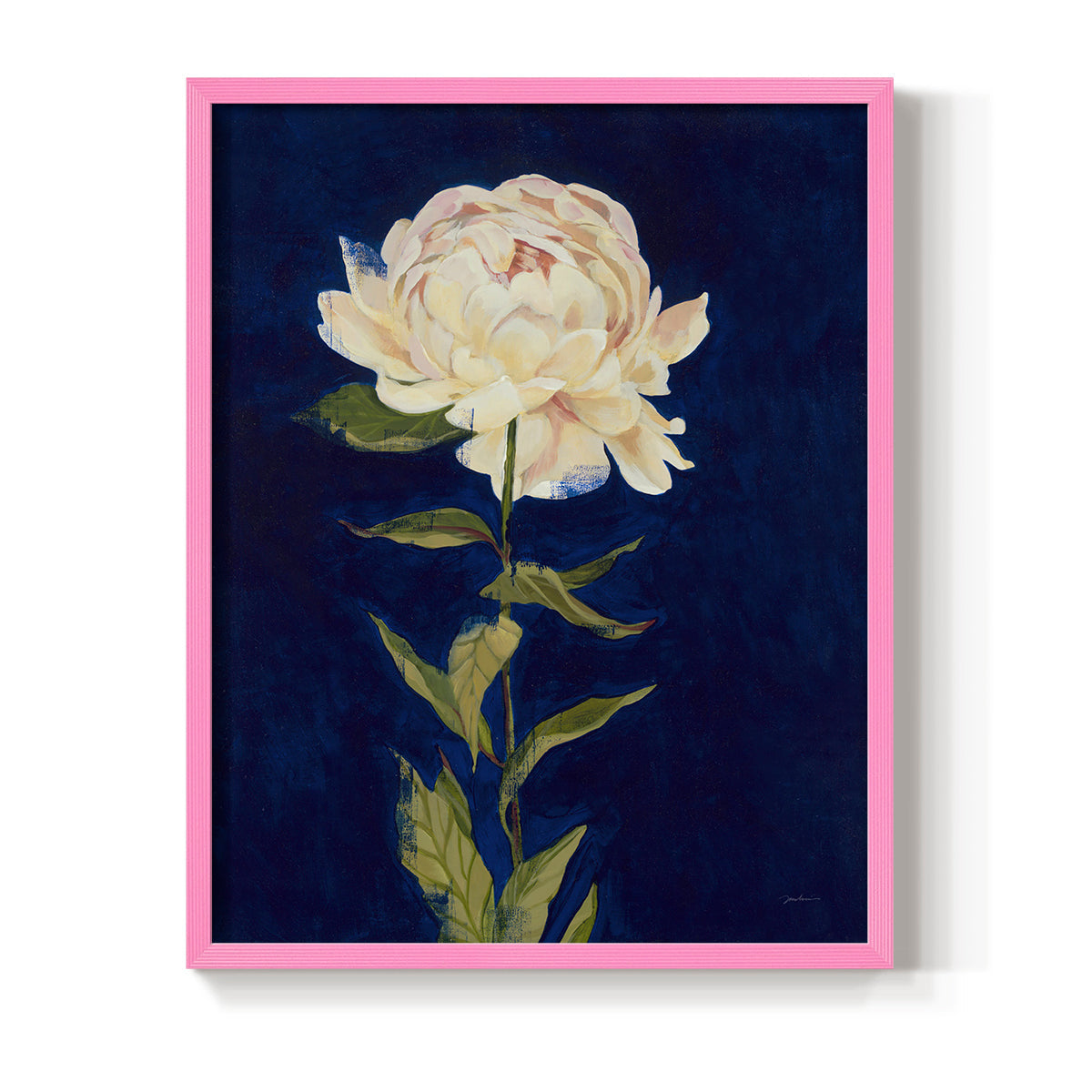 Pretty as a Peony I - Restickable Framed Art Print