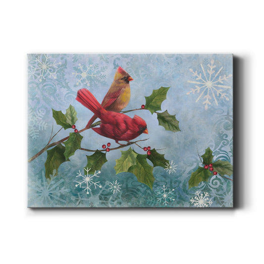 Winter Cardinal Duet I -