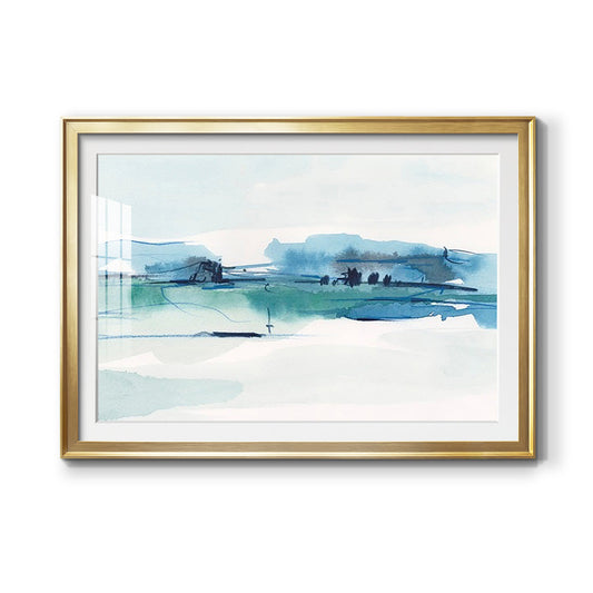 Ultramarine Vista II Premium Framed Print - Ready to Hang