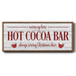 Hot Cocoa Bar - Floater Framed Canvas Print