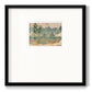 Wooded Tapestry - Double Matboard Framed Print