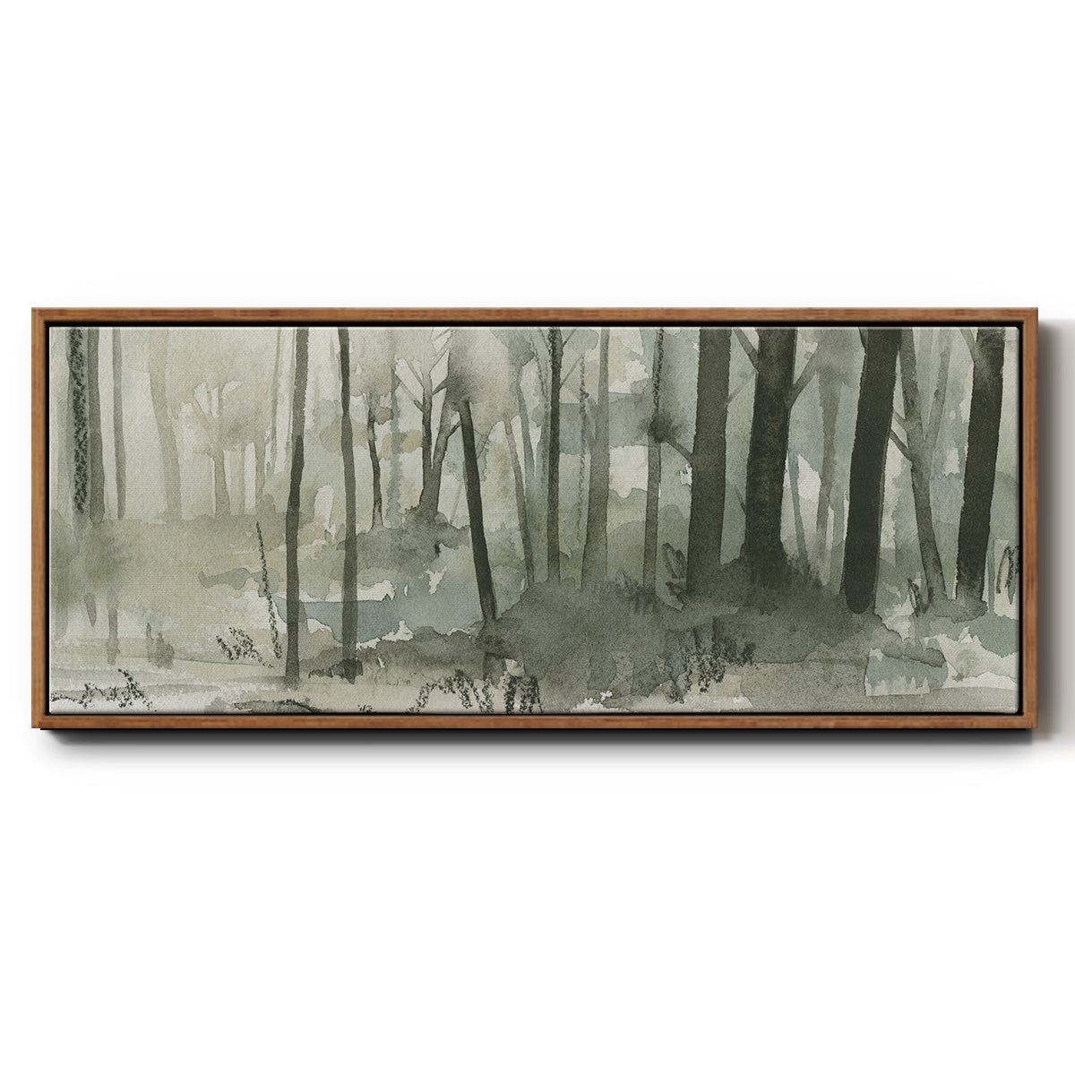 Into the Woods II - Floater Framed Canvas Print