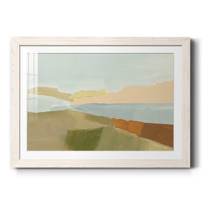 Stacked Landscape III - Barnwood Framed Art Print