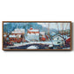 Sandviken, Norway 2, 1895 - Floater Framed Canvas Print